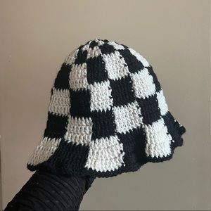 Checkerboard Crochet Hat